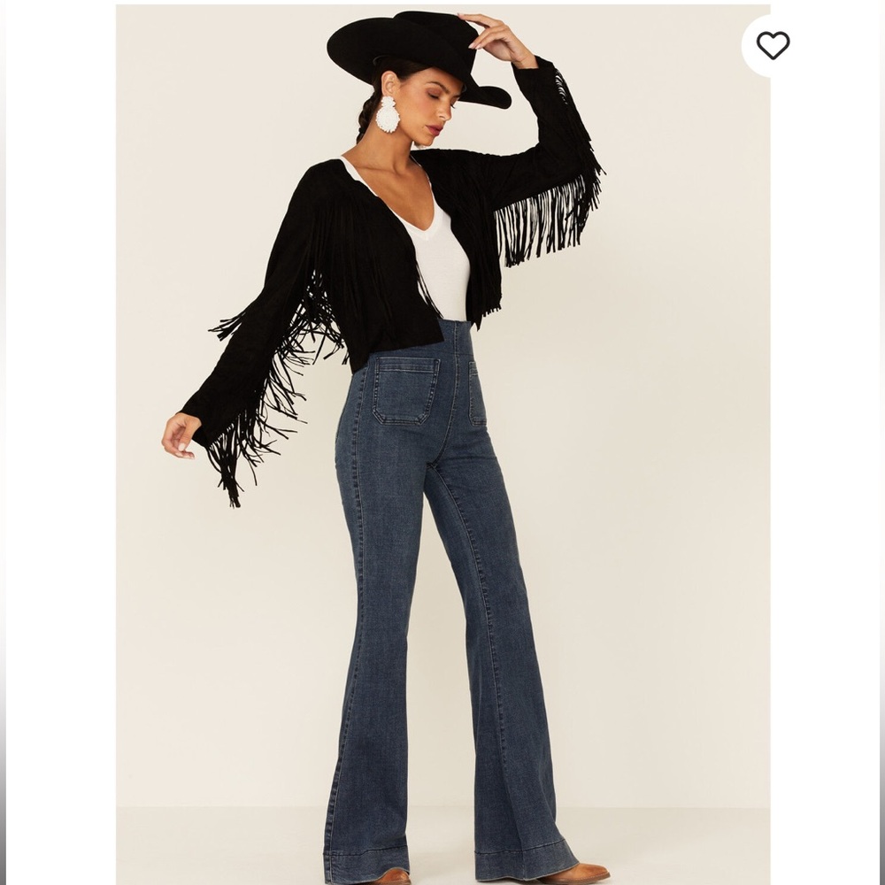 🐴 Vocal Women’s Faux Suede Western Fringe Jacket 🐴